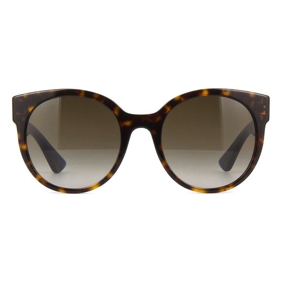 New GUCCI Havana Round GG0035S 004 Sunglasses Women - Picture 2 of 3